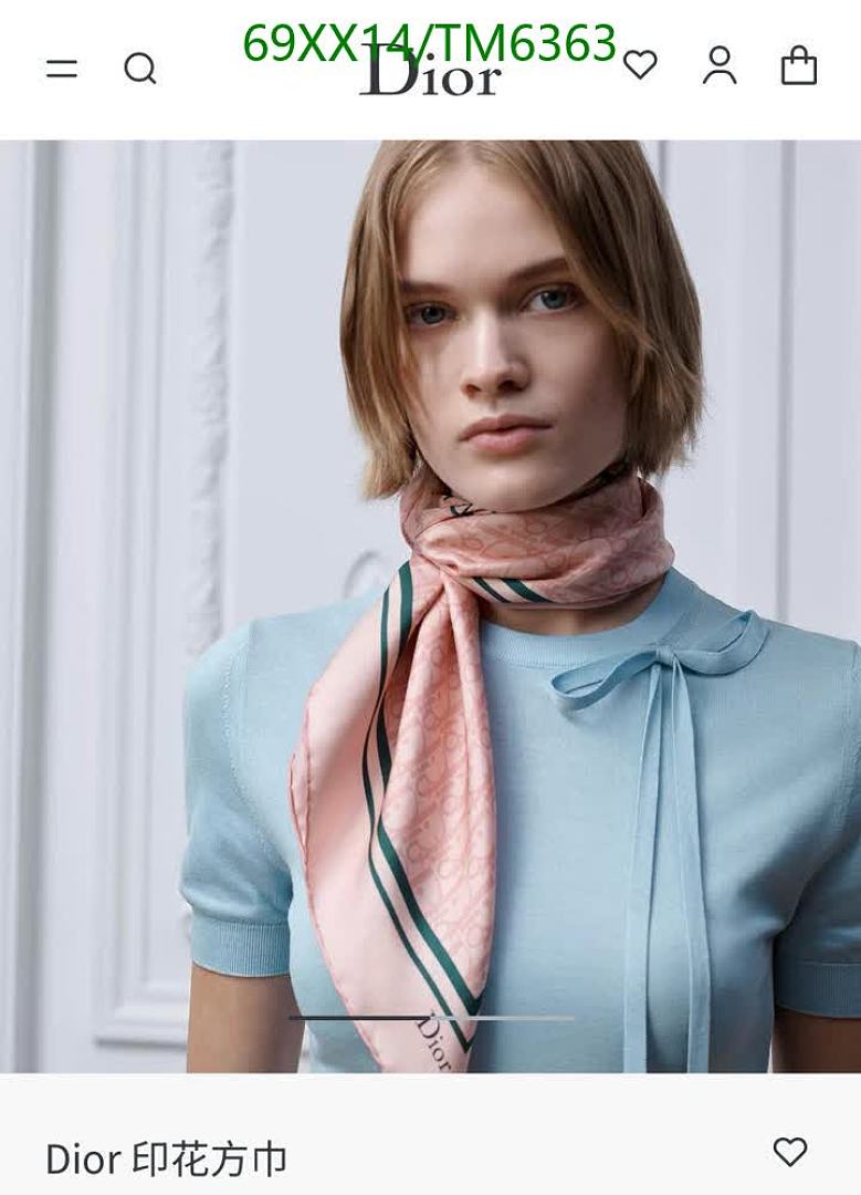 Dior-Scarves Code: TM6363 $: 69USD