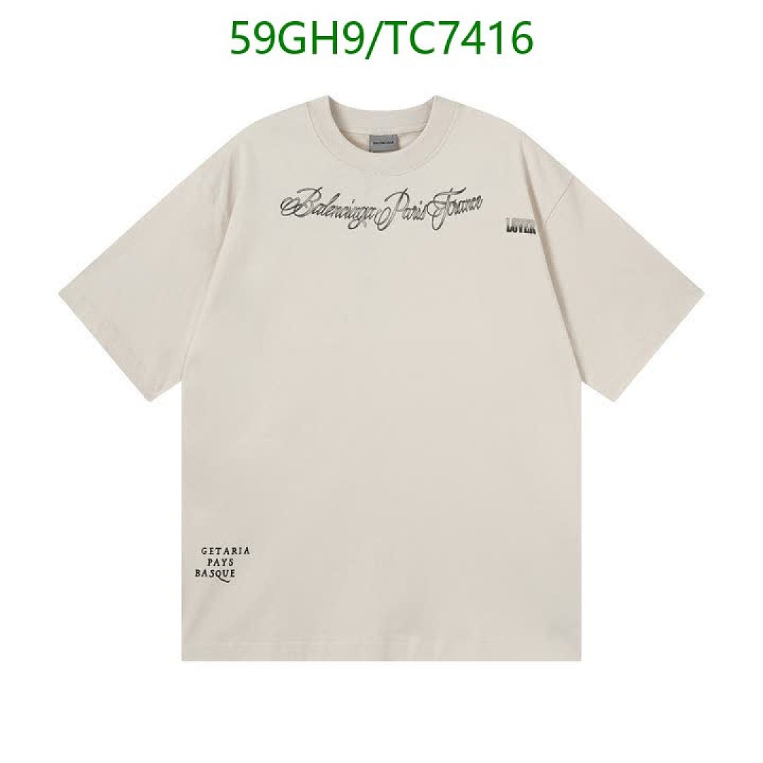 Balenciaga-Clothing Code: TC7416 $: 59USD