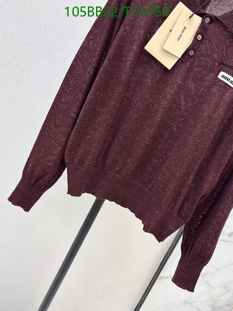 Miu Miu-Clothing Code: TC6759 $: 105USD