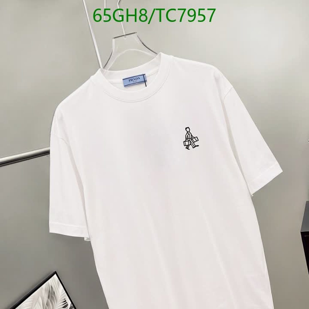 Prada-Clothing Code: TC7957 $: 65USD