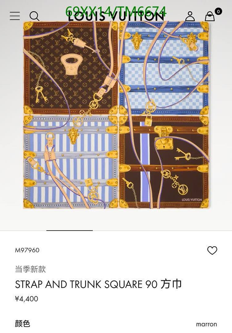 LV-Scarves Code: TM6674 $: 69USD