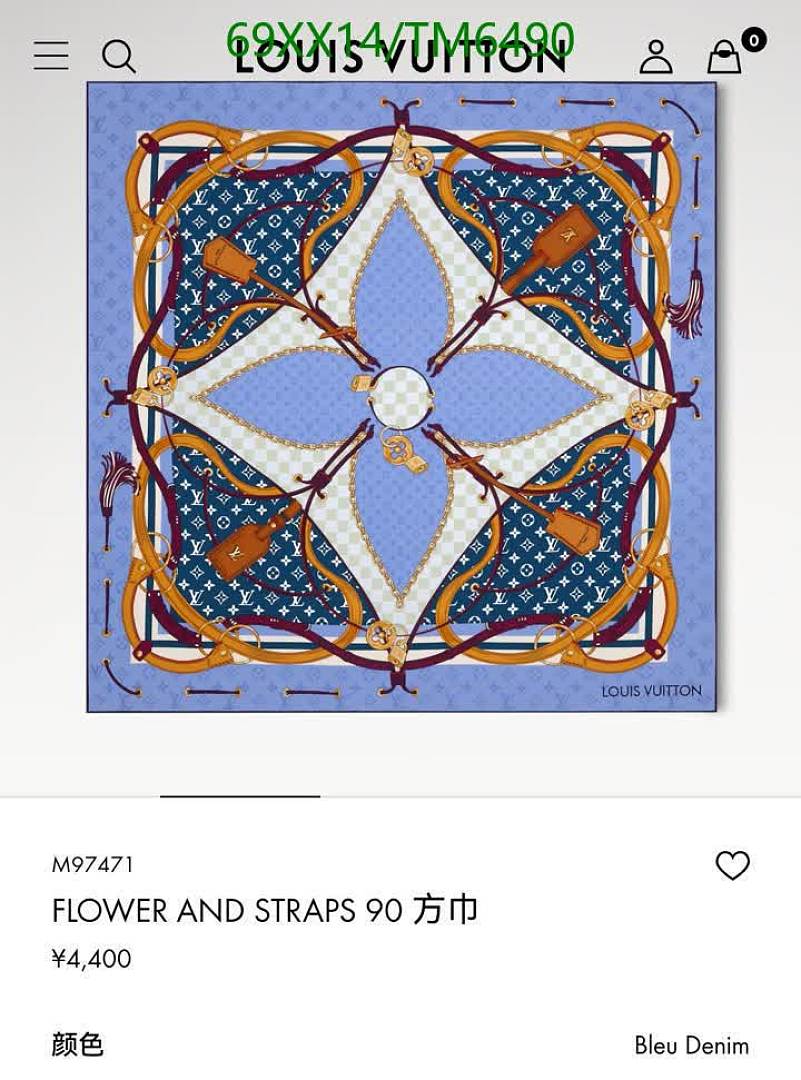 LV-Scarves Code: TM6490 $: 69USD