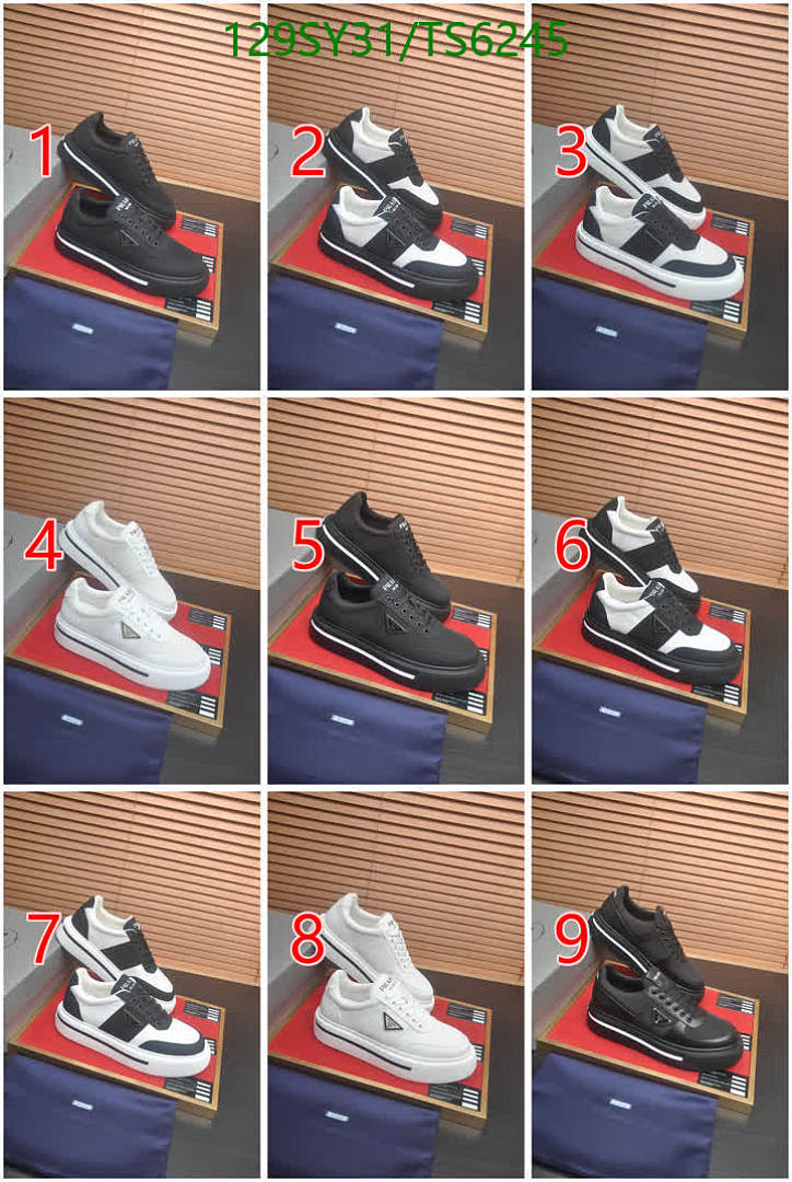 Prada-Shoes(Men) Code: TS6245 $: 129USD
