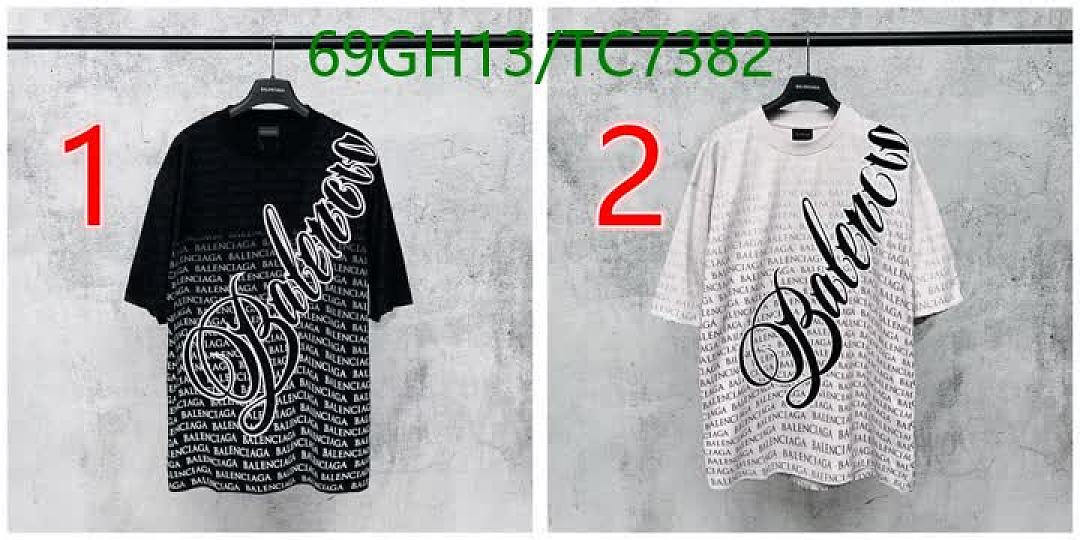Balenciaga-Clothing Code: TC7382 $: 69USD