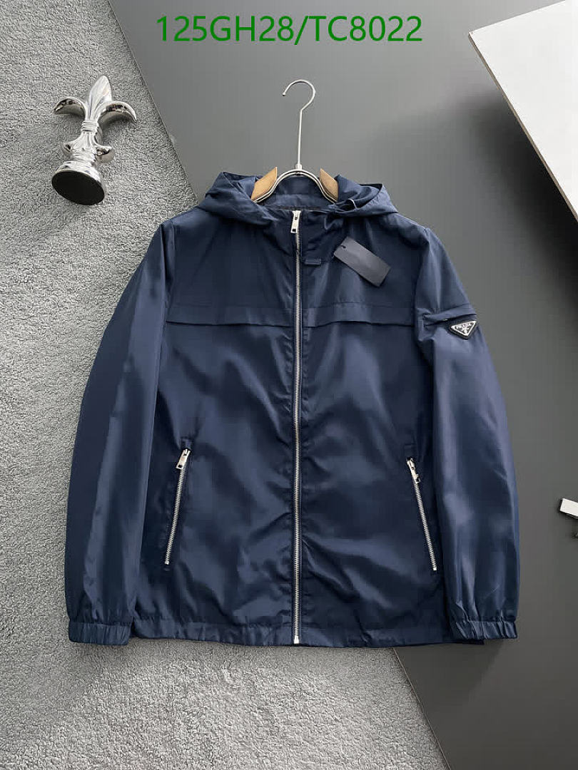 Prada-Clothing Code: TC8022 $: 125USD