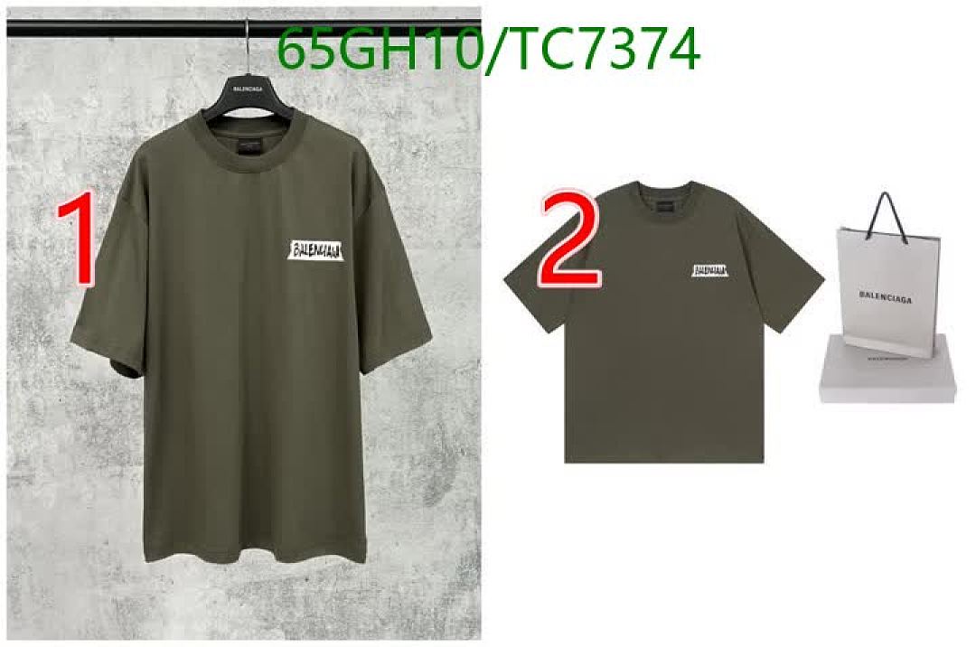 Balenciaga-Clothing Code: TC7374 $: 65USD
