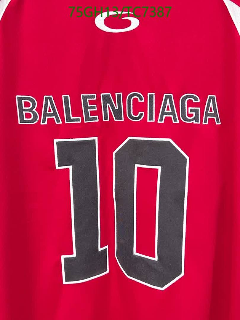Balenciaga-Clothing Code: TC7387 $: 75USD