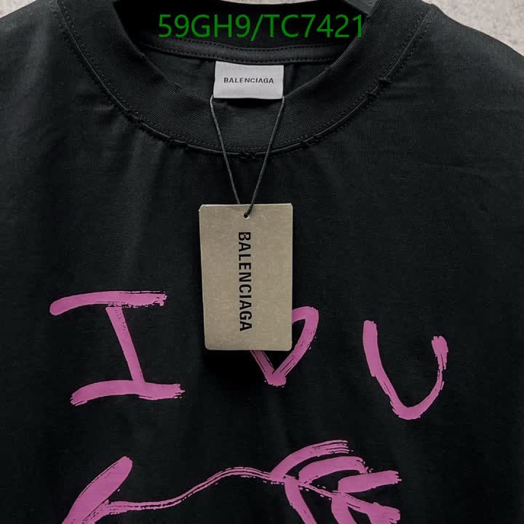 Balenciaga-Clothing Code: TC7421 $: 59USD