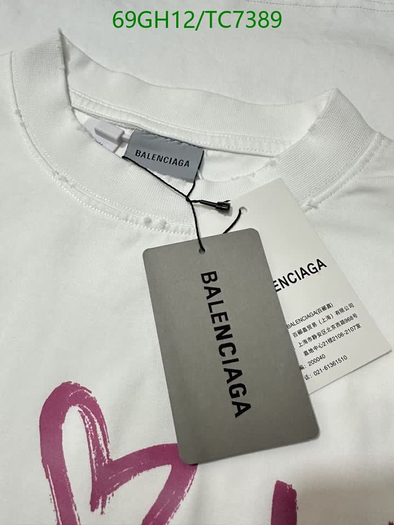 Balenciaga-Clothing Code: TC7389 $: 69USD