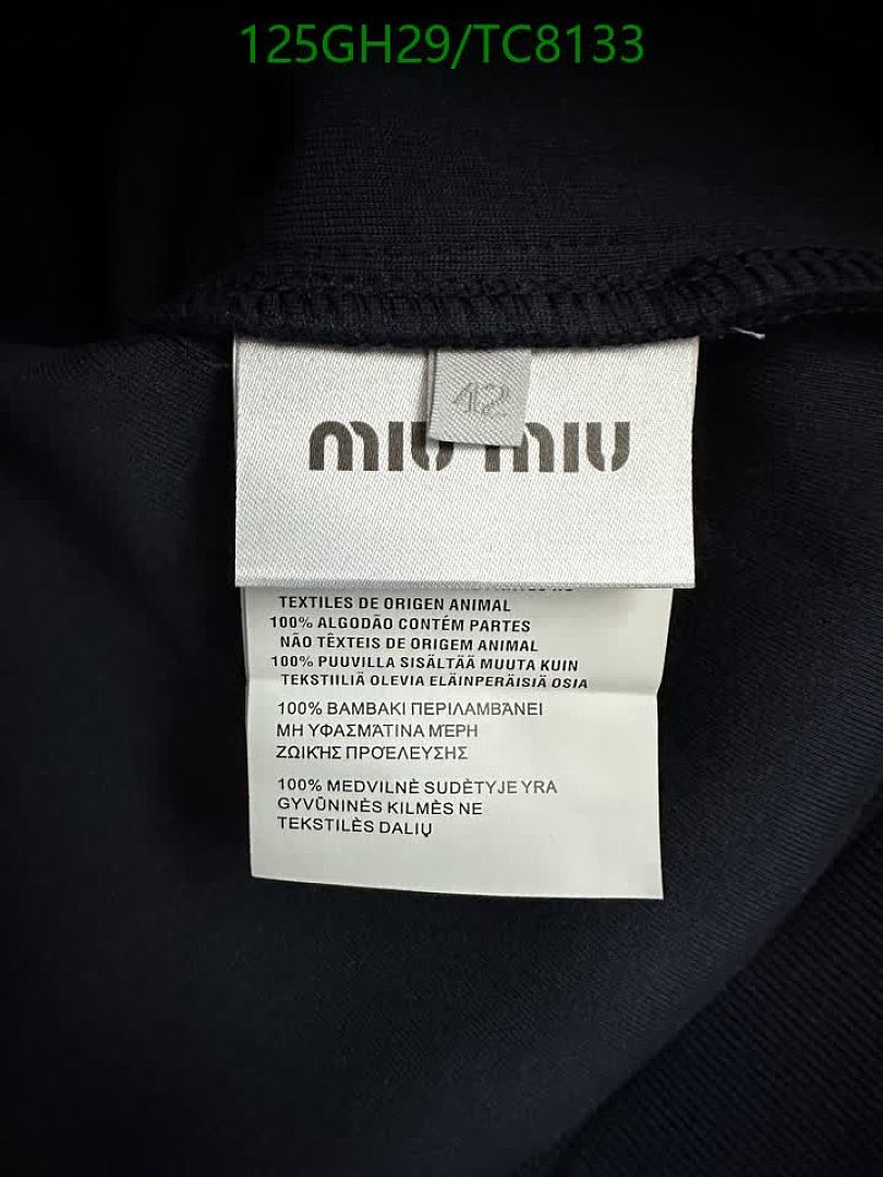 Miu Miu-Clothing Code: TC8133 $: 125USD