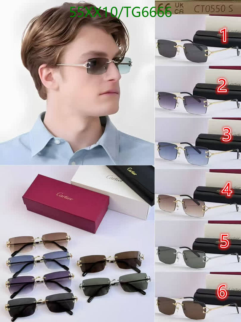 Cartier-Glasses Code: TG6666 $: 55USD