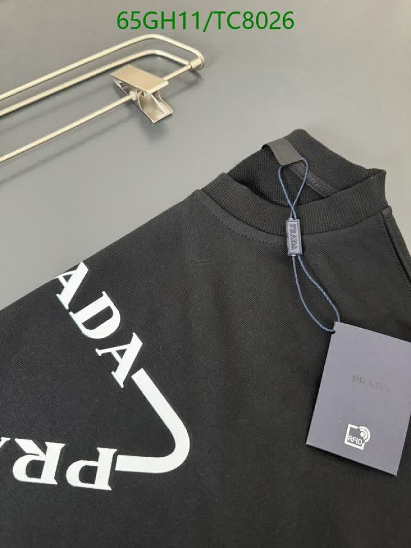 Prada-Clothing Code: TC8026 $: 65USD