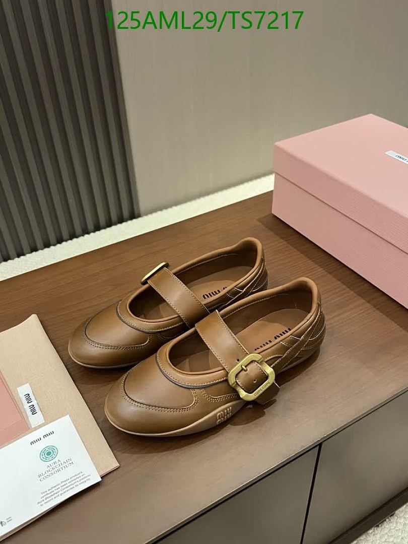 Miu Miu-Shoes(Women) Code: TS7217 $: 125USD