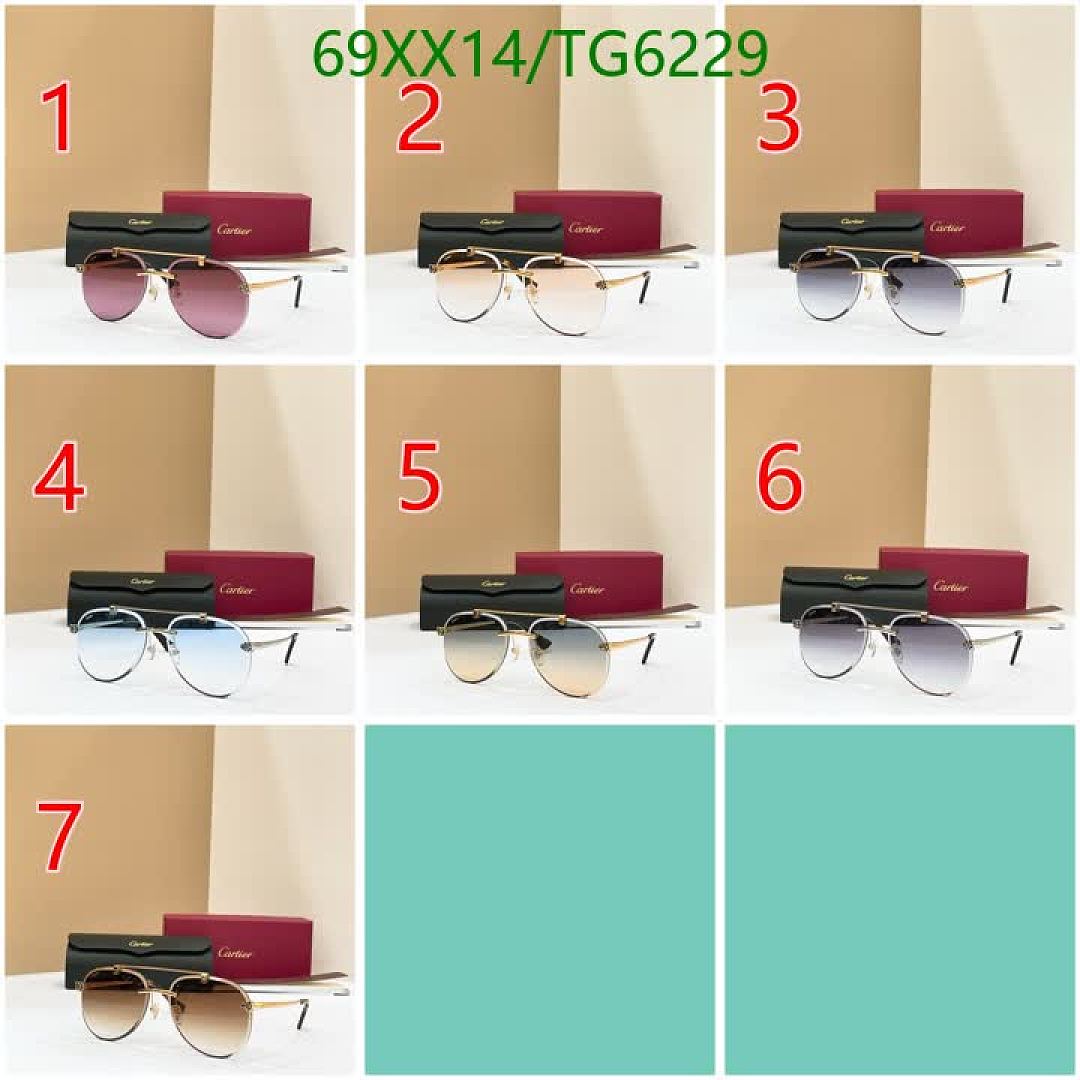 Cartier-Glasses Code: TG6229 $: 69USD