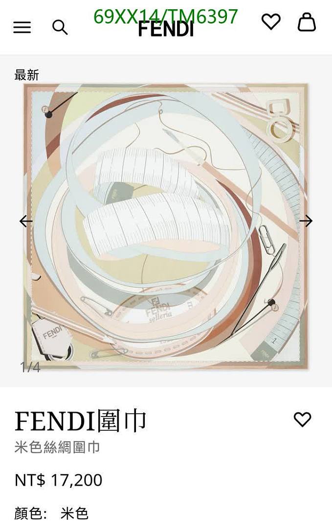 Fendi-Scarves Code: TM6397 $: 69USD