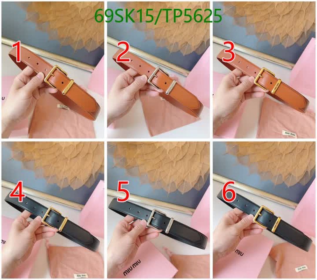 MIU MIU-Belts Code: TP5625 $: 69USD