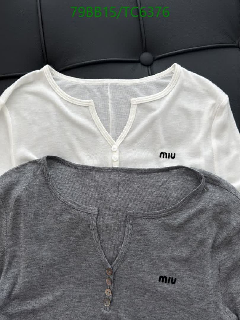Miu Miu-Clothing Code: TC6376 $: 79USD