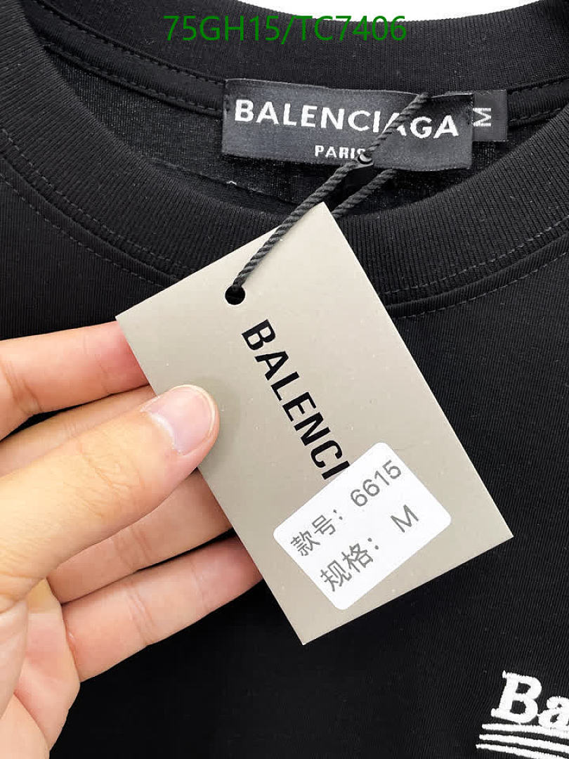 Balenciaga-Clothing Code: TC7406 $: 75USD