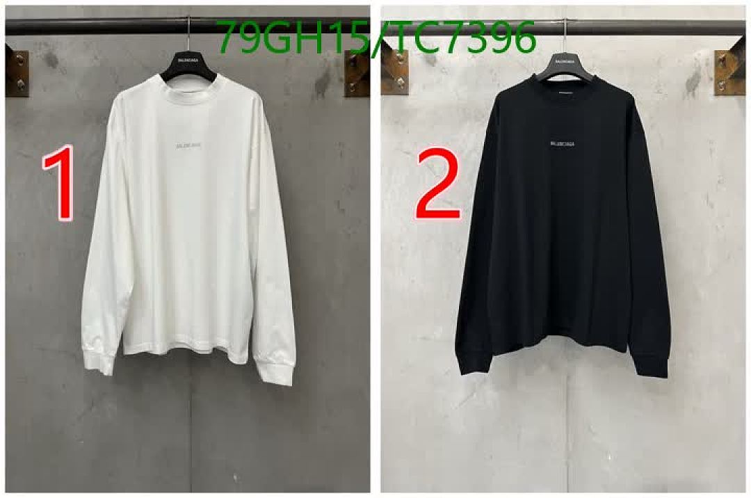Balenciaga-Clothing Code: TC7396 $: 79USD