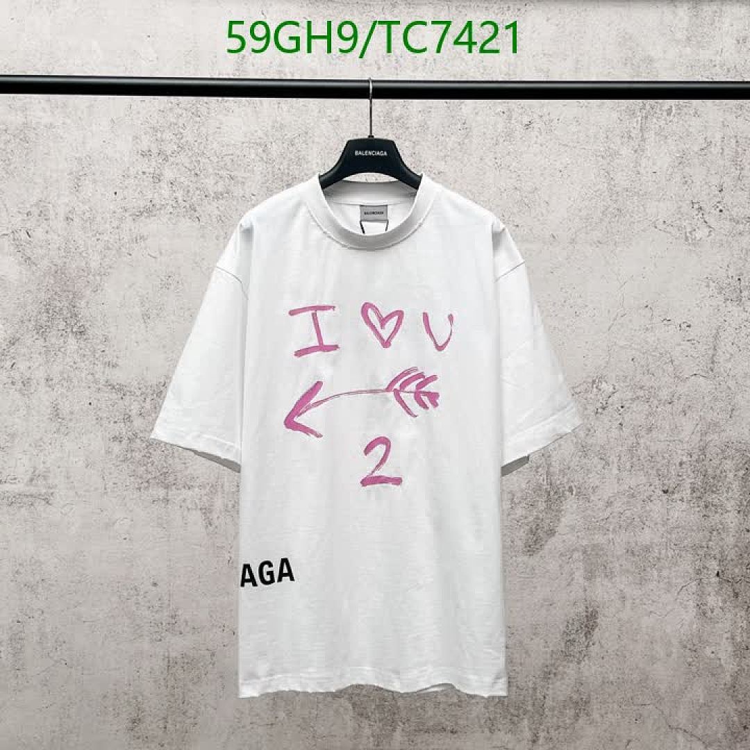 Balenciaga-Clothing Code: TC7421 $: 59USD