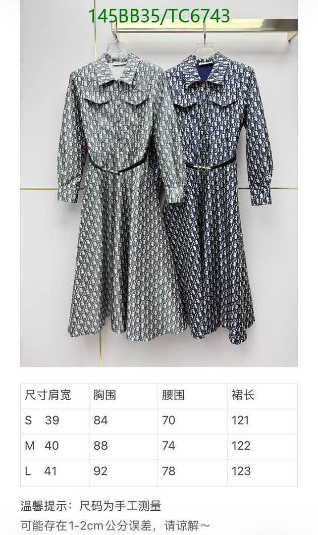 Dior-Clothing Code: TC6743 $: 145USD