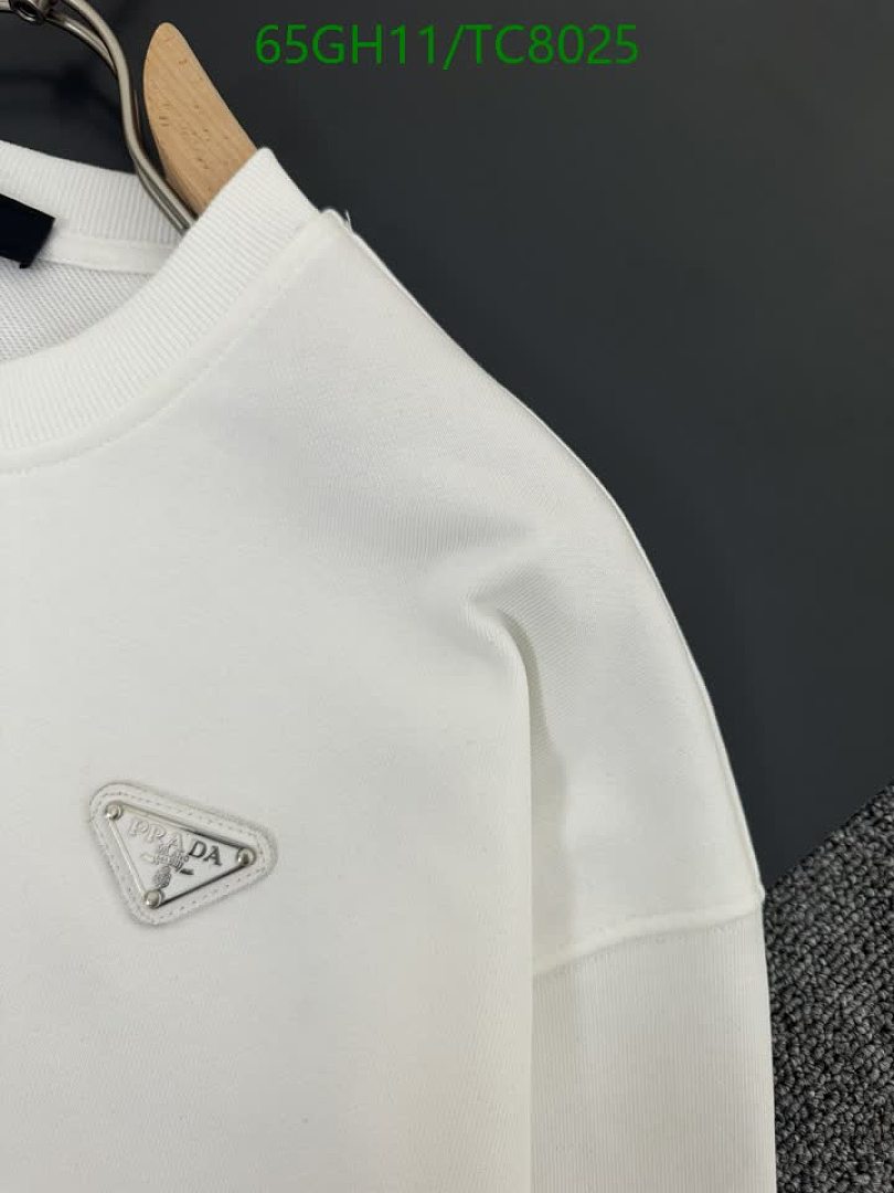 Prada-Clothing Code: TC8025 $: 65USD