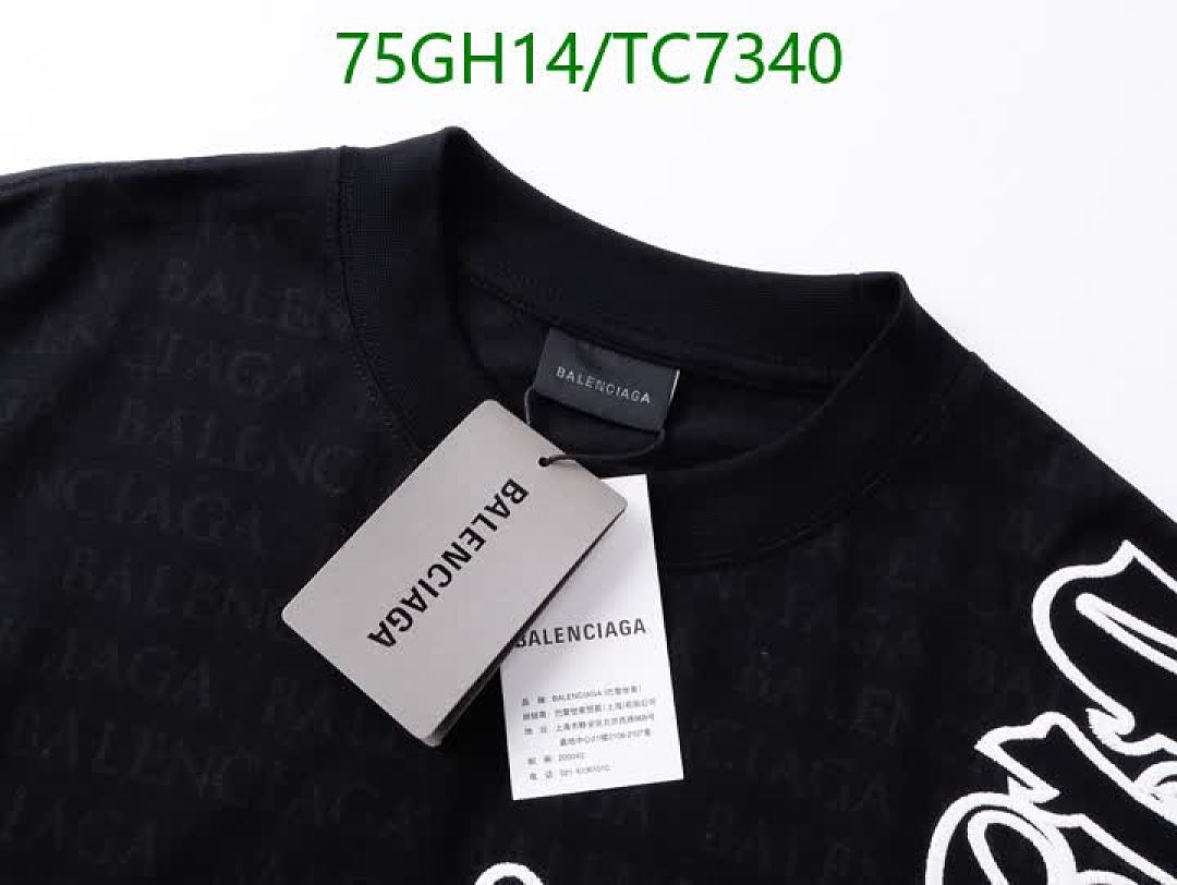 Balenciaga-Clothing Code: TC7340 $: 75USD