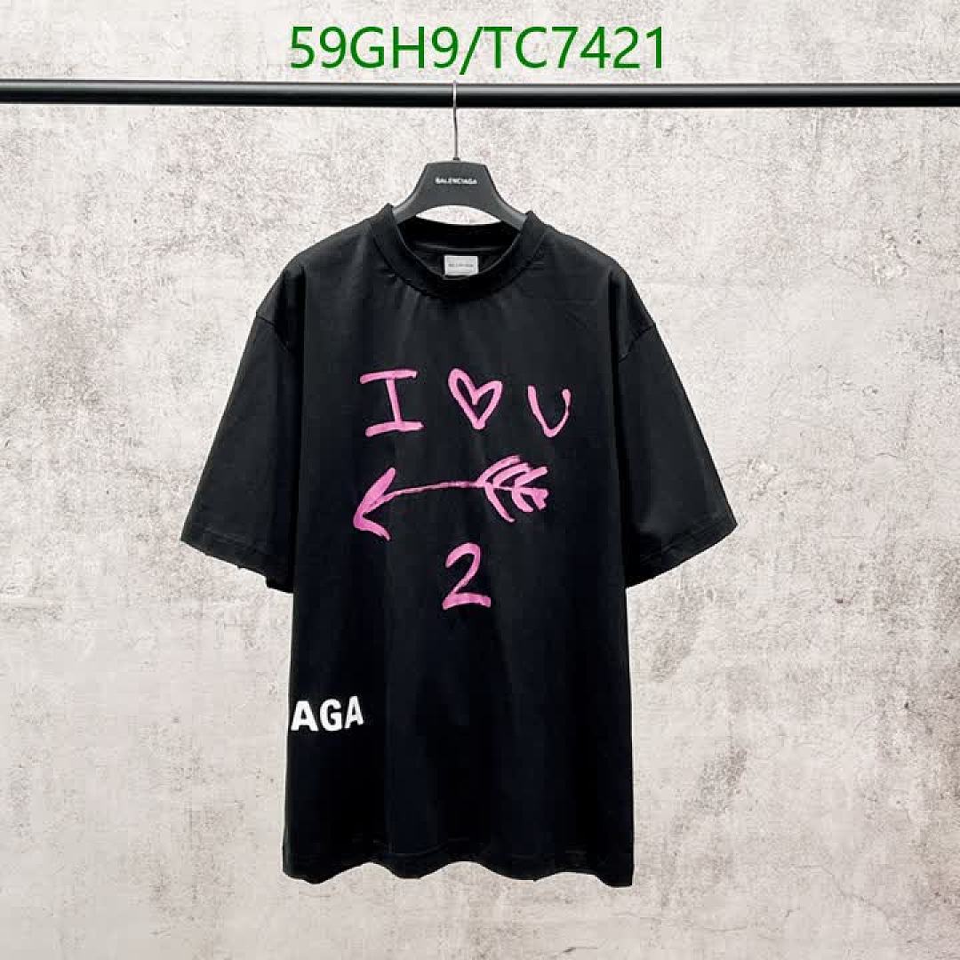 Balenciaga-Clothing Code: TC7421 $: 59USD
