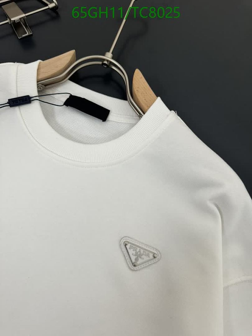 Prada-Clothing Code: TC8025 $: 65USD