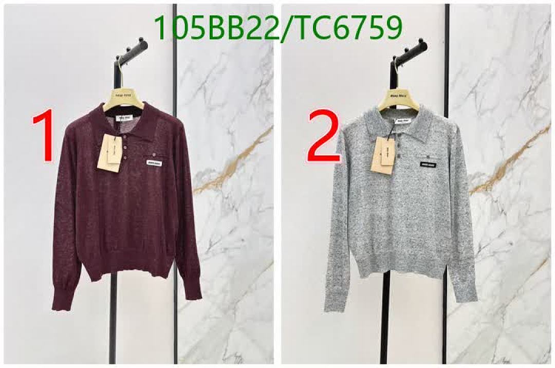 Miu Miu-Clothing Code: TC6759 $: 105USD