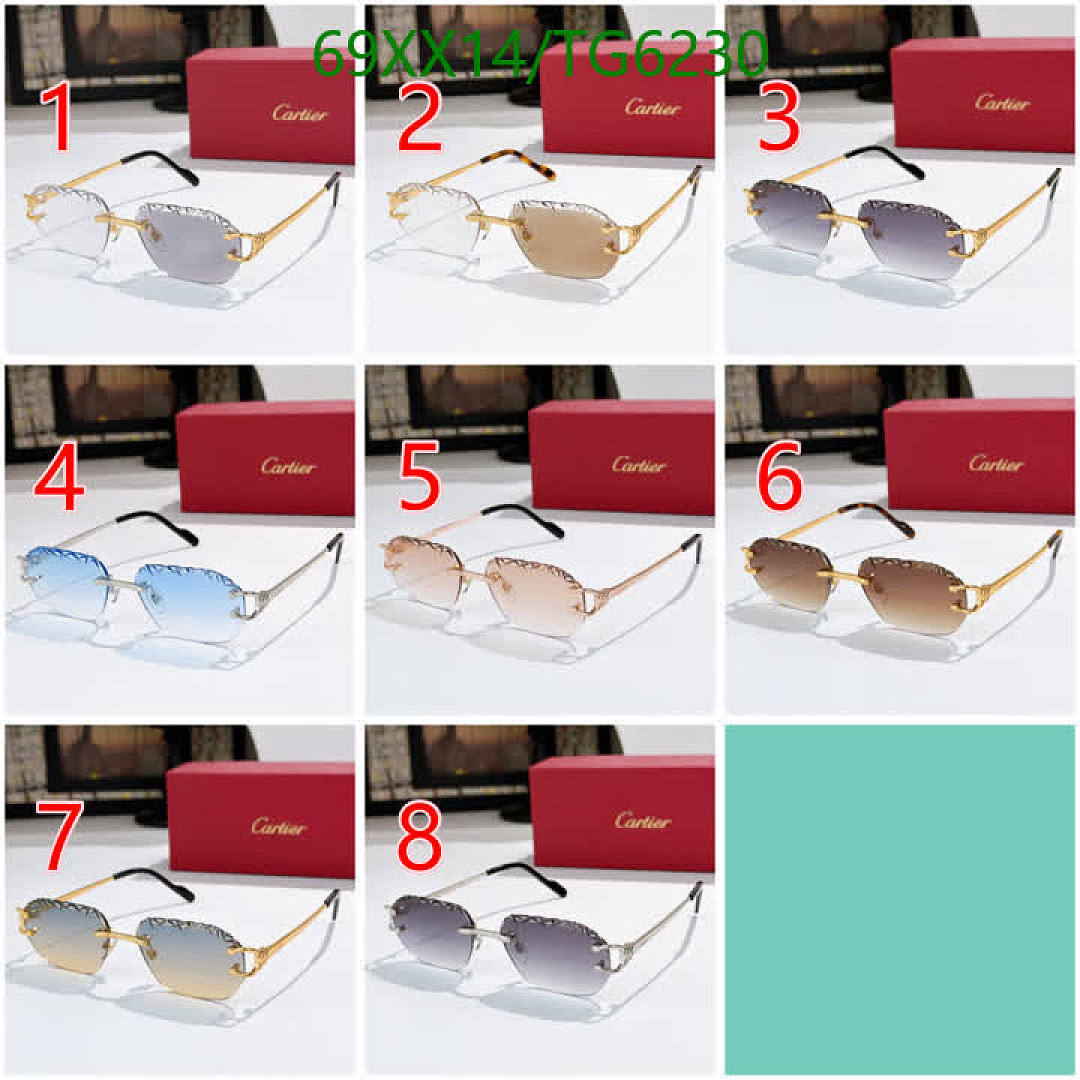 Cartier-Glasses Code: TG6230 $: 69USD