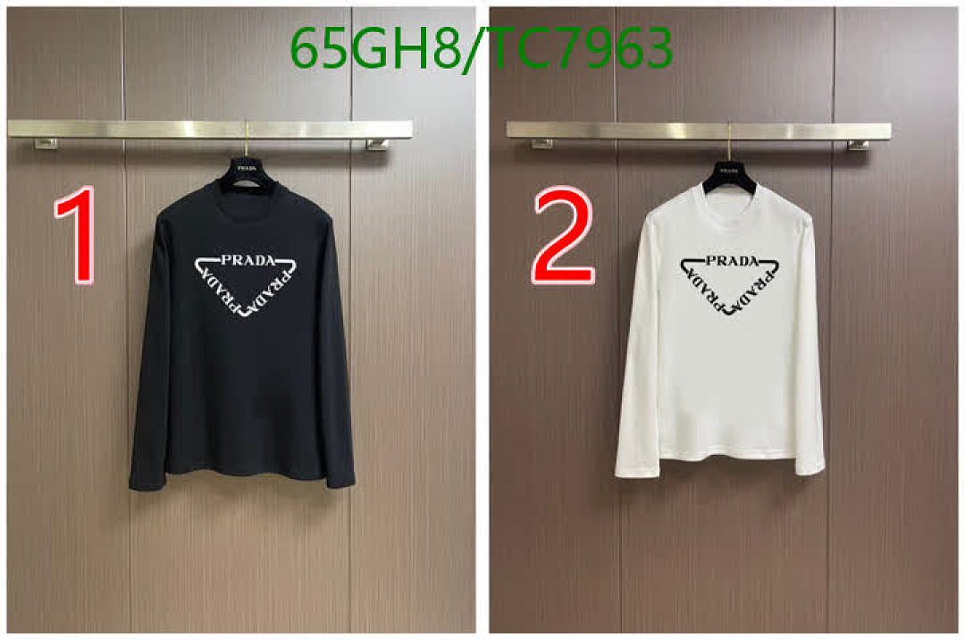 Prada-Clothing Code: TC7963 $: 65USD