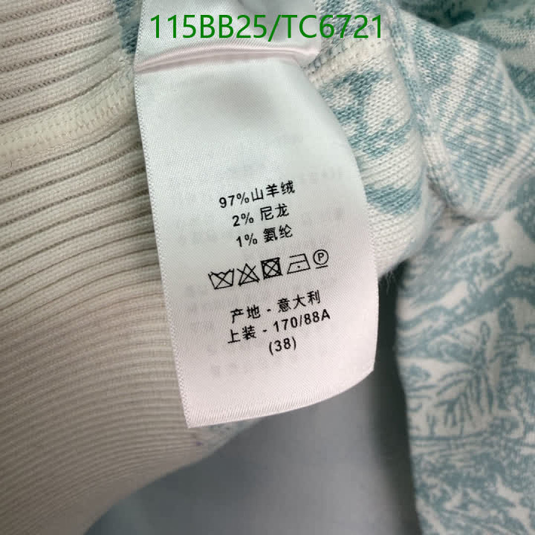 Dior-Clothing Code: TC6721 $: 115USD