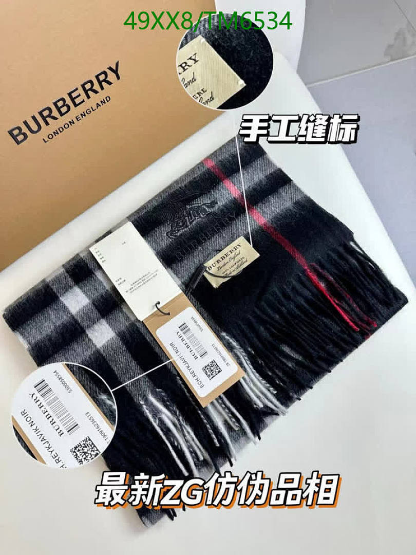 Burberry-Scarves Code: TM6534 $: 49USD