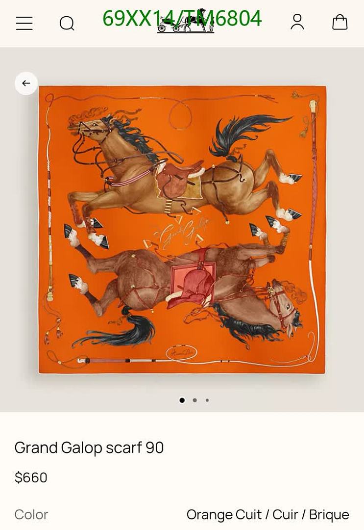 Hermes-Scarves Code: TM6804 $: 69USD