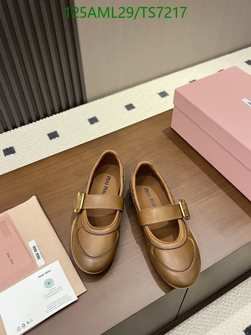 Miu Miu-Shoes(Women) Code: TS7217 $: 125USD