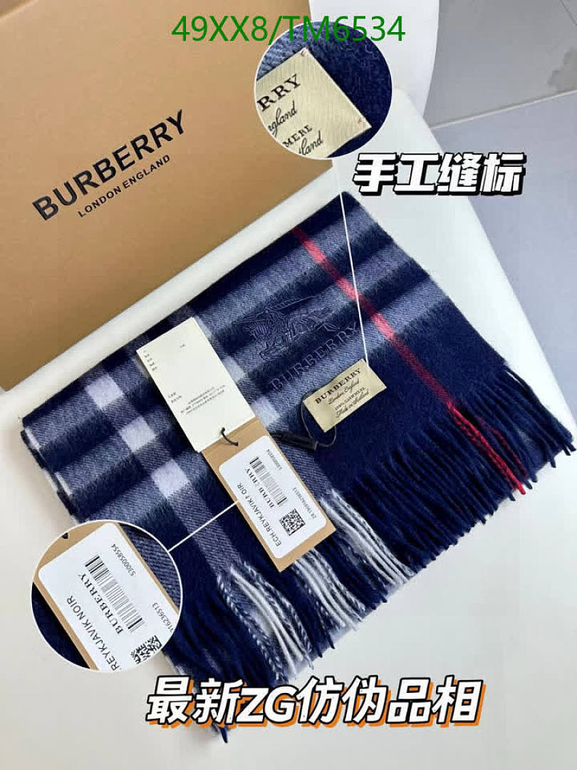 Burberry-Scarves Code: TM6534 $: 49USD