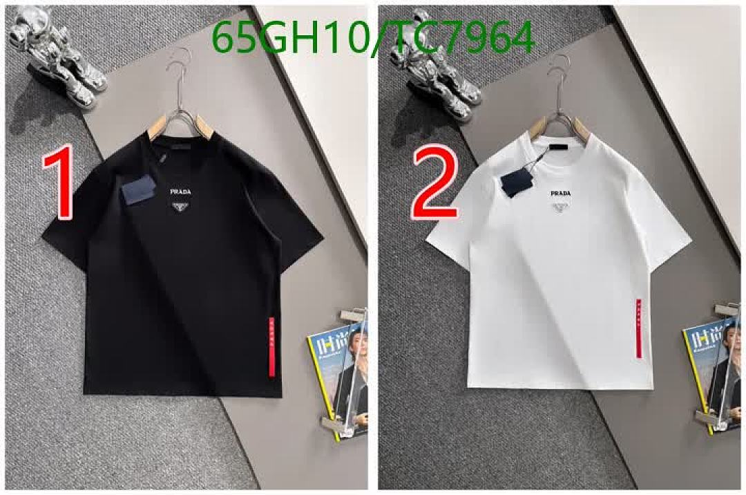 Prada-Clothing Code: TC7964 $: 65USD