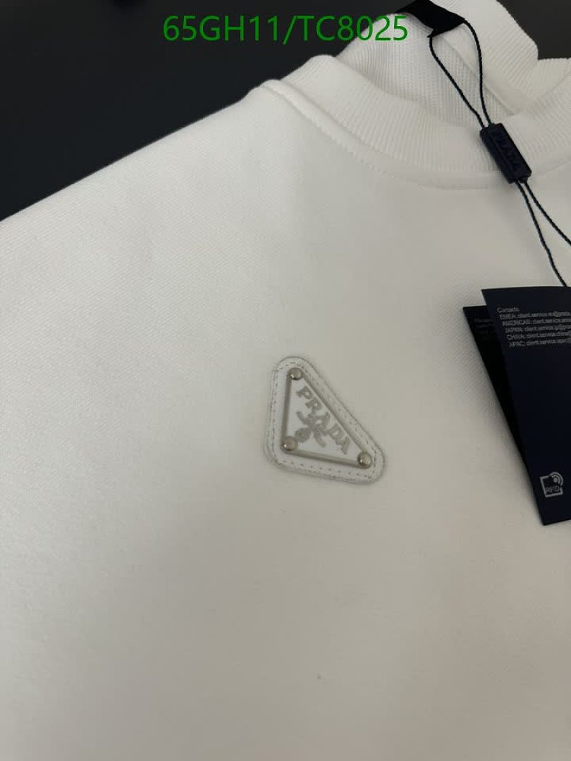 Prada-Clothing Code: TC8025 $: 65USD