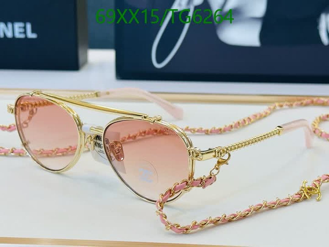 Chanel-Glasses Code: TG6264 $: 69USD