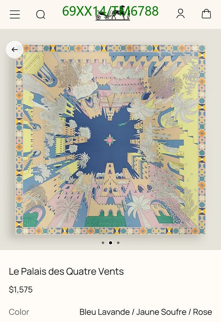 Hermes-Scarves Code: TM6788 $: 69USD