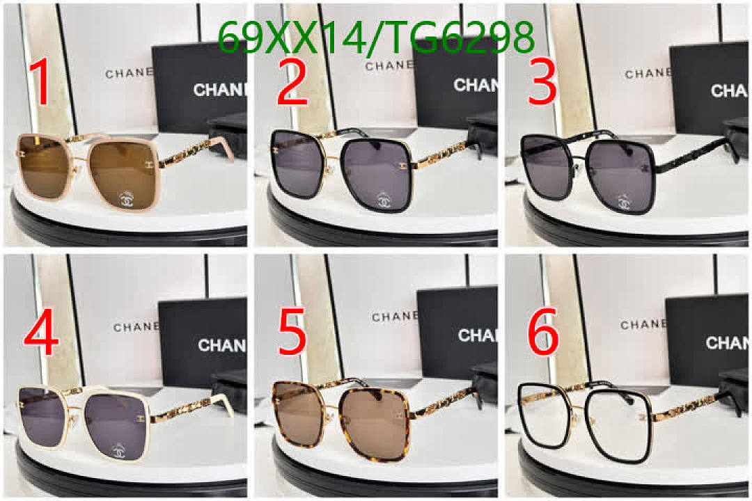 Chanel-Glasses Code: TG6298 $: 69USD