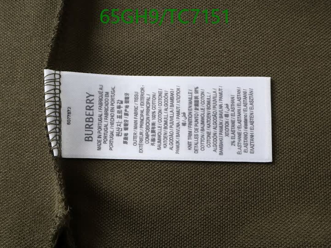 Burberry-Clothing Code: TC7151 $: 65USD