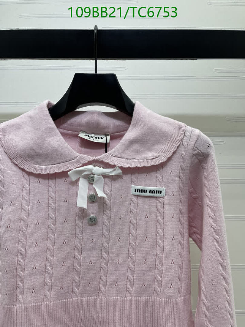 Miu Miu-Clothing Code: TC6753 $: 109USD