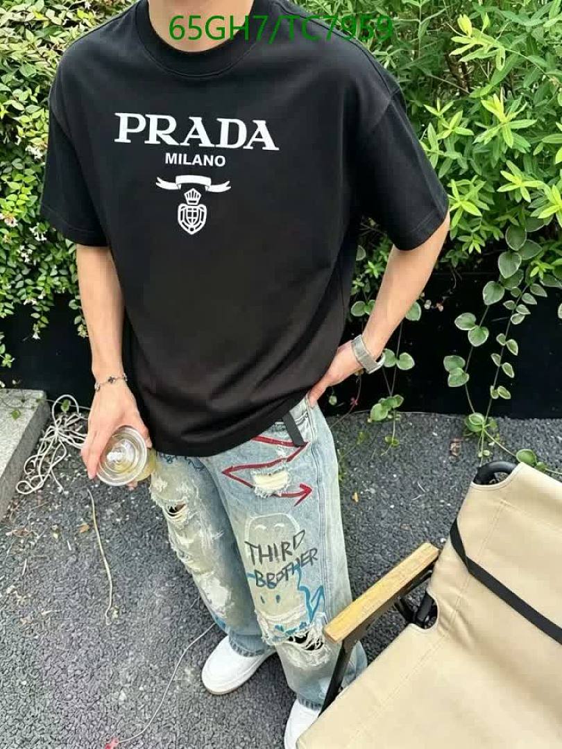 Prada-Clothing Code: TC7959 $: 65USD