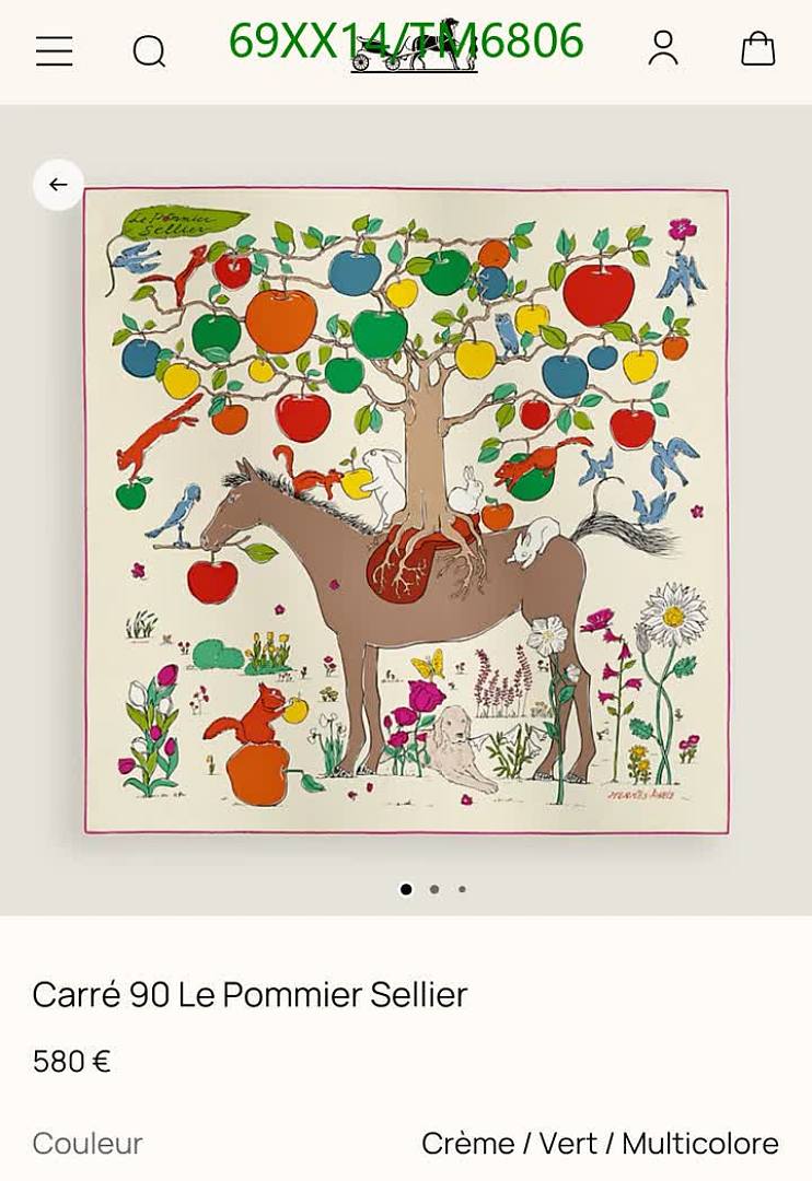 Hermes-Scarves Code: TM6806 $: 69USD