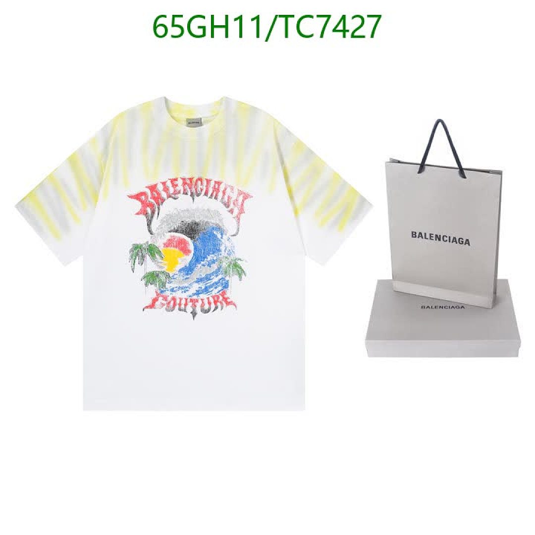 Balenciaga-Clothing Code: TC7427 $: 65USD
