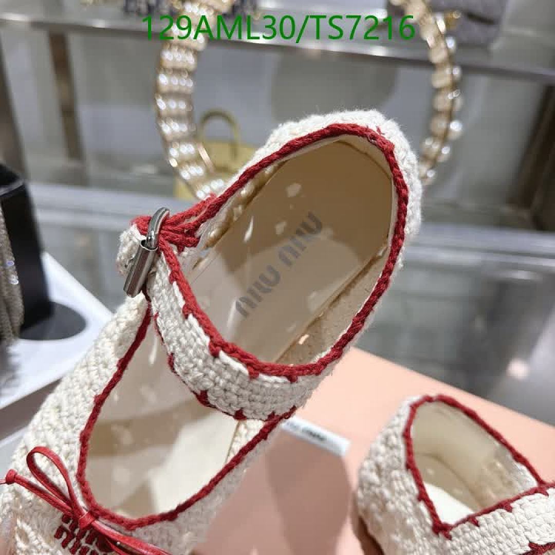 Miu Miu-Shoes(Women) Code: TS7216 $: 129USD