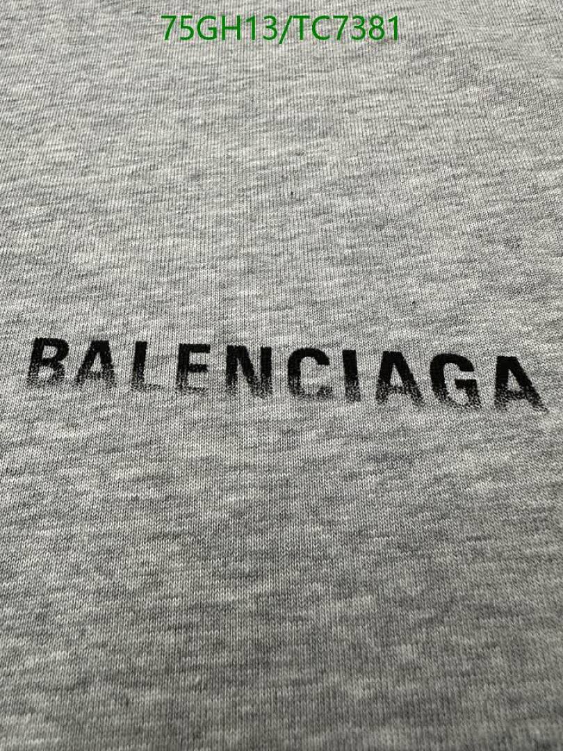 Balenciaga-Clothing Code: TC7381 $: 75USD