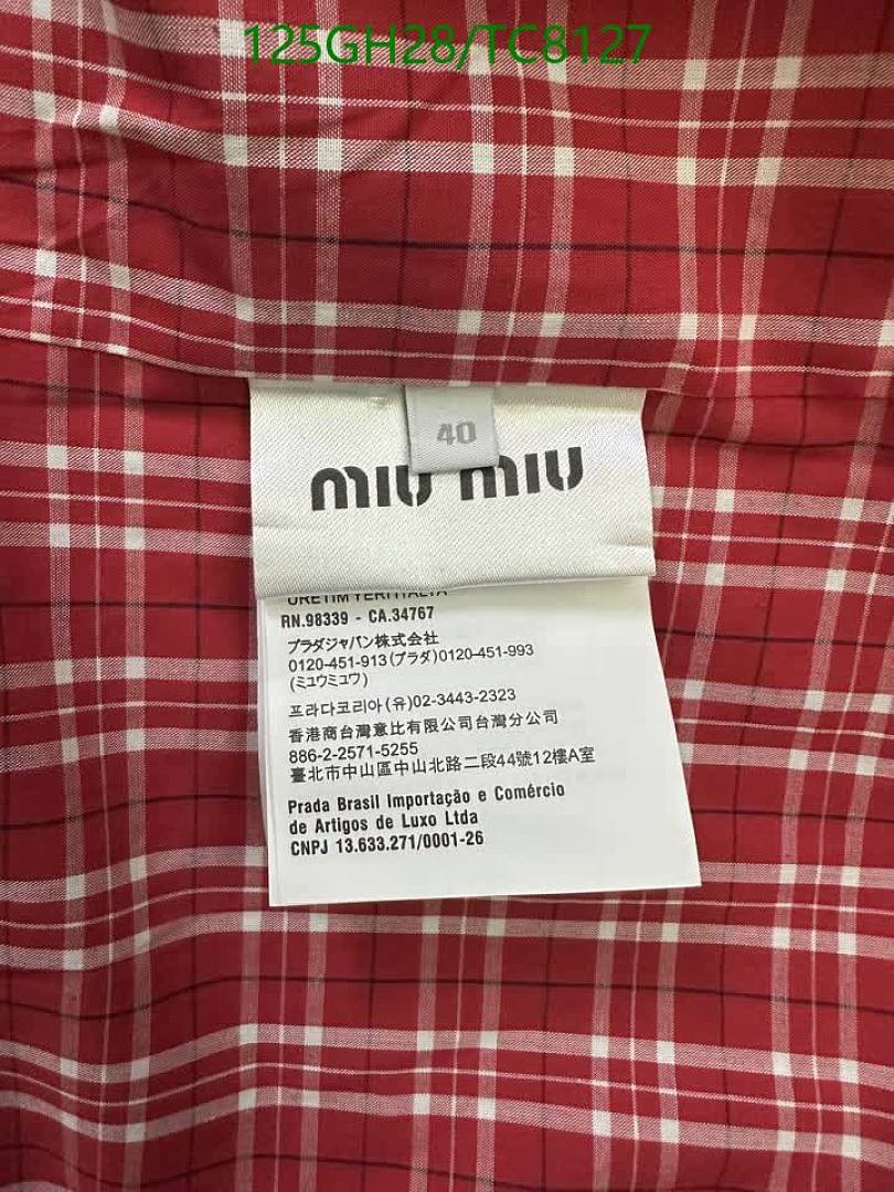 Miu Miu-Clothing Code: TC8127 $: 125USD
